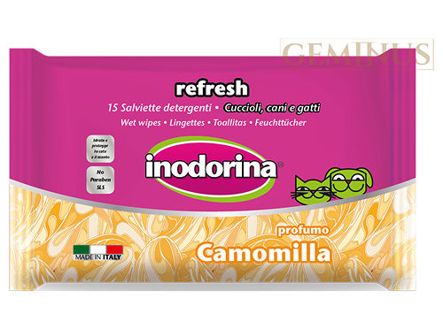 Chusteczki pielęgnacyjne Inodorina Refresh Pocket z rumiankiem