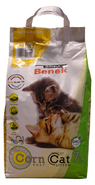 Kukurydziany żwirek Super Benek Corn dla kotów